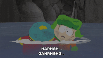 drowning eric cartman GIF by South Park 