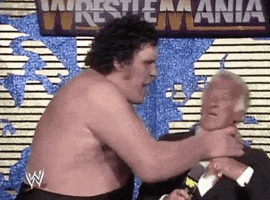Choking Andre The Giant GIF