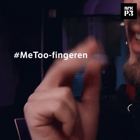 markus neby metoo-fingeren GIF by NRK P3