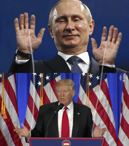 Horganovski animation trump russia puppet GIF