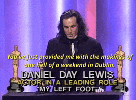 daniel day lewis oscars 1990 GIF by The Academy Awards