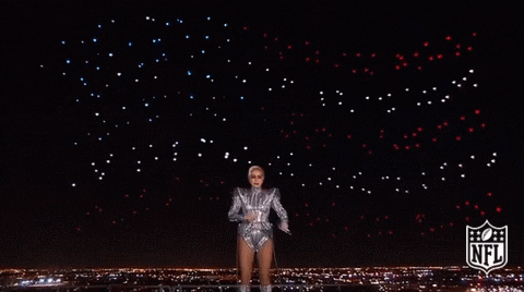 Lady Gaga Reaction GIF by NFL - Find & Share on GIPHY