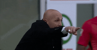 directing luciano spalletti GIF by AS Roma