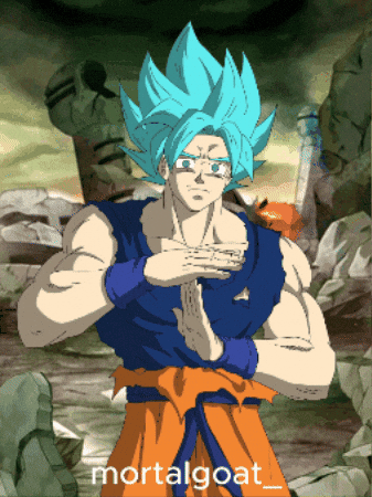 Super Saiyan Blue No GIF