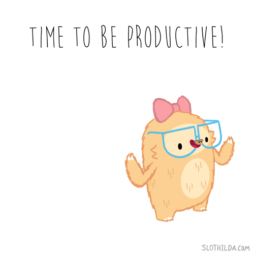 Productivity meme gif