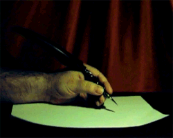 gabrielsanz hand paper pen writer.wind GIF