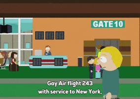 eric cartman travel GIF by South Park 