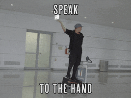 airport talk to the hand GIF by Red Bull