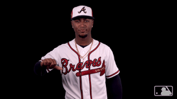 Atlanta Braves Thumbs Down GIF by MLB