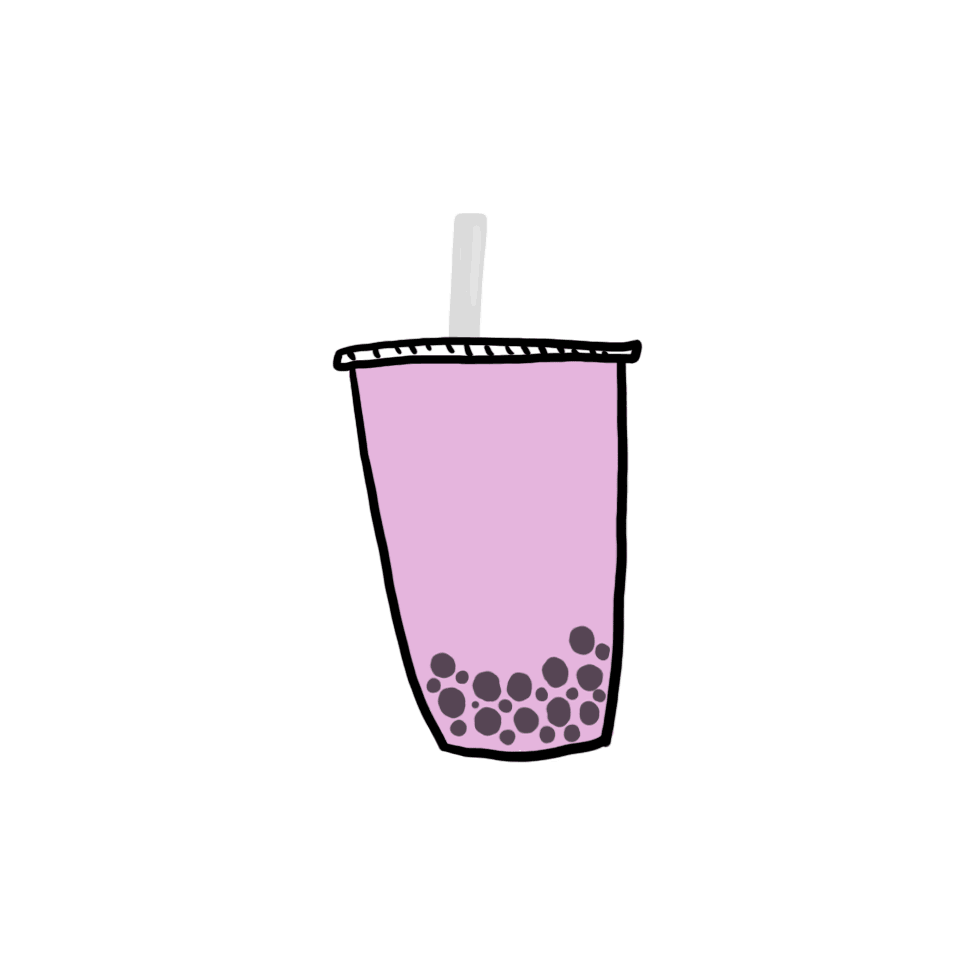 Bubble Tea Boba Sticker by Patricia Tjandra for iOS & Android GIPHY