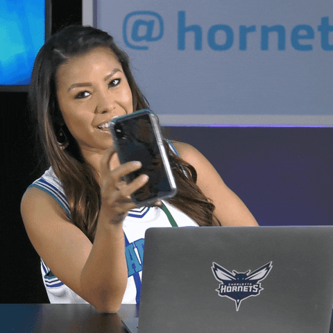 happy nba GIF by Charlotte Hornets