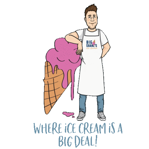 Big Shanes Ice Cream Sticker