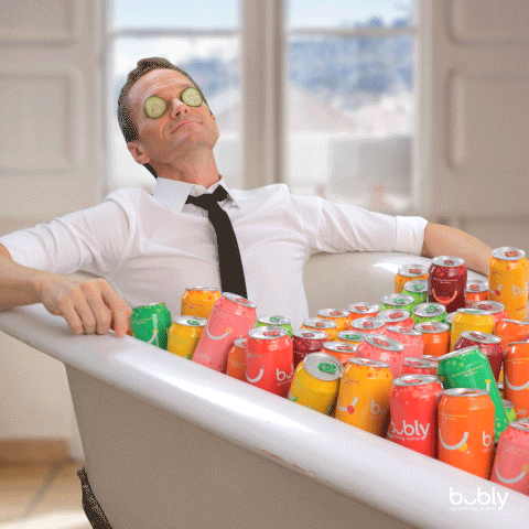 relaxing neil patrick harris GIF by bubly