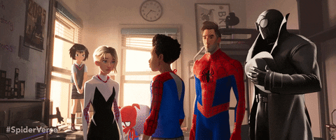 Image result for into the spider verse gif