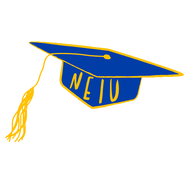 Graduation Grad Sticker by Northeastern Illinois University