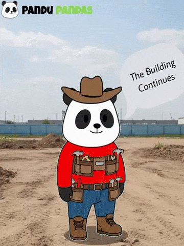 Panda Construction GIF by Pandu Pandas