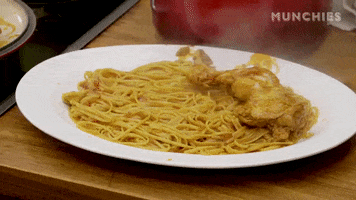 chicken pasta GIF by Munchies