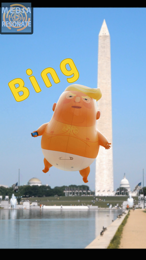 Talking Donald Trump GIF