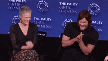 the walking dead laugh GIF by The Paley Center for Media