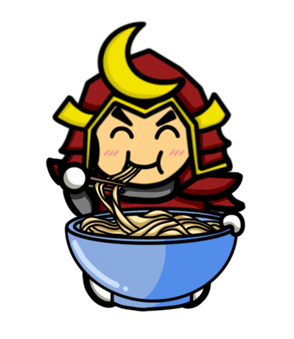 Senpai Eating Sticker