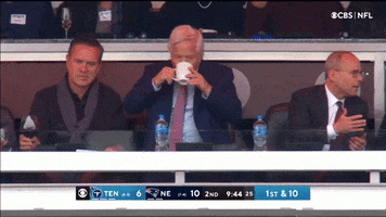 Robert Kraft Drinking GIF by NBC Sports Boston
