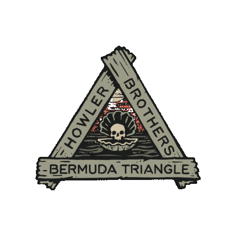 Bermuda Triangle Sticker by Howler Brothers