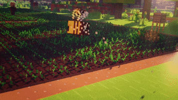Flying Bumble Bees GIF by Minecraft