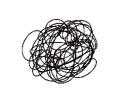 Confused Coretan Sticker