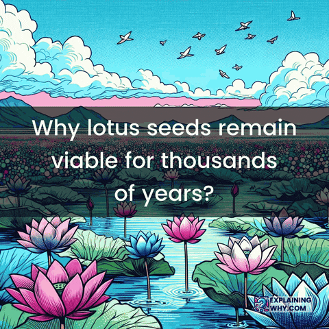 Lotus Seeds Preservation GIF by ExplainingWhy.com