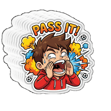 Tired Youth Sports Sticker