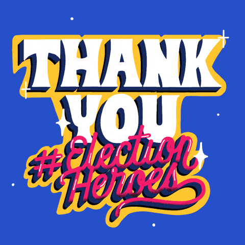 Thank you #Election Heroes