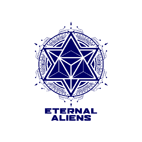 Ancient Aliens Space Sticker by Eternal Aliens