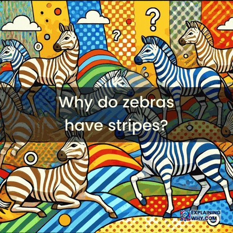 Animal Communication Zebra Stripes GIF by ExplainingWhy.com