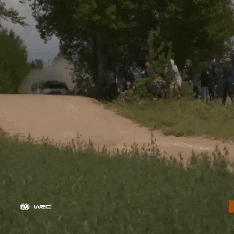 Jump Coming GIF by FIA World Rally Championship