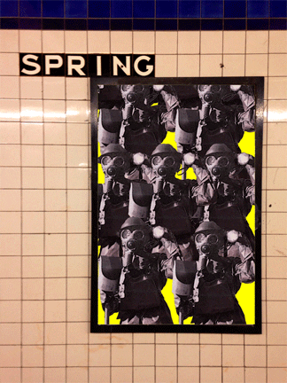 paste up subway art GIF by Ryan Seslow