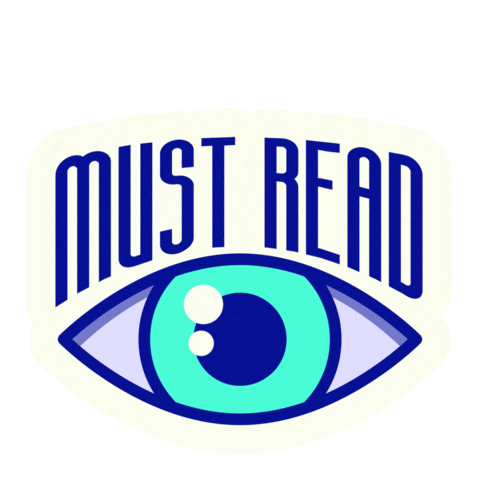 Eye Read Sticker by Romain Digue