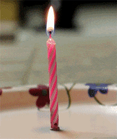 candle burn GIF