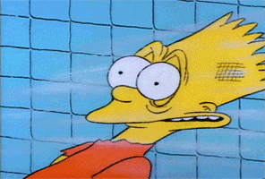 Shocked Bart Simpson GIF