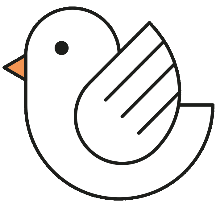 Emoji Bird Sticker