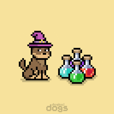 Trick Or Treat Magic GIF by Doginal Dogs