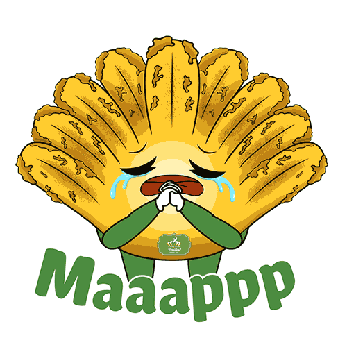 Pisang Kipas Presiden Sticker