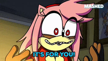Sonic The Hedgehog Hearts GIF by Mashed