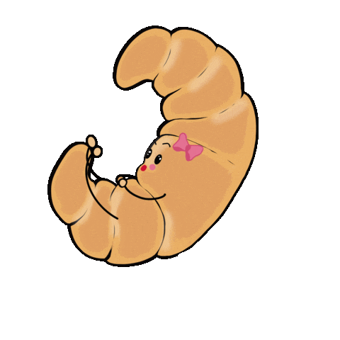 Croissant France Sticker