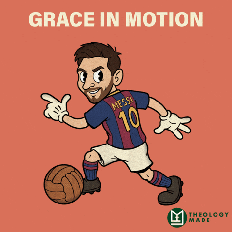Messi World Cup GIF by Theology Made