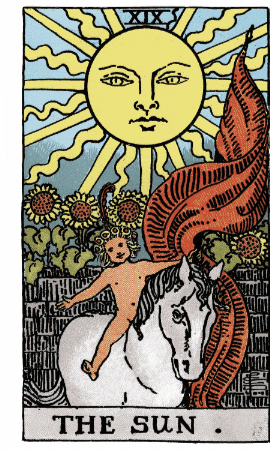 The Sun Major Arcana GIF by Luna y el Tarot