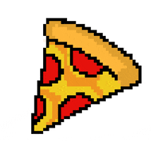 8-bit pizza GIF