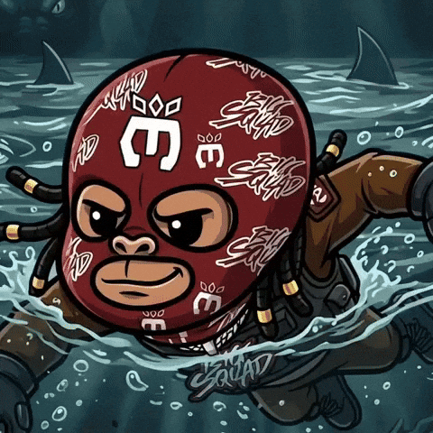 Ape Swimming GIF