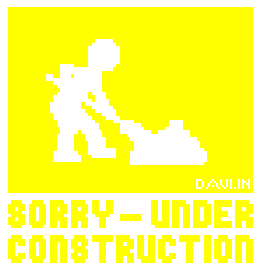 Under Construction Art Sticker