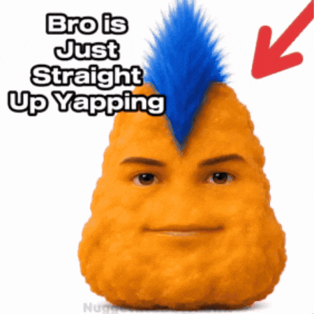 Talking Chicken Nugget GIF