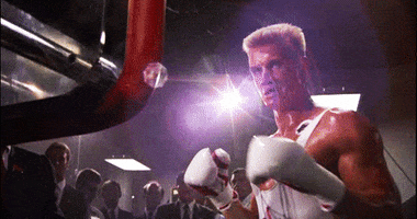 dolph lundgren punch GIF by Rocky